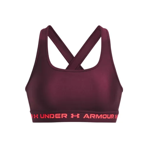 Under Armour HeatGear Темно-умбровый Красный Женское Спортивное белье