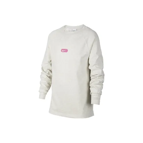 Nike Толстовка Dri Fit Athletics Светлый костный Детский