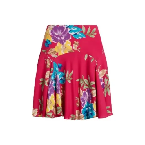 LAUREN RALPH LAUREN Повседневные короткие юбки Женские Красный