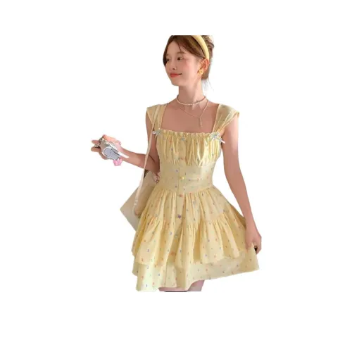 JOSR Желтые Женские Слиплатья