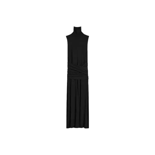 TOTEME FW24 Sleeveless Dress Women's Black TOTEME FW24 Без рукавов Платье Женское Черное