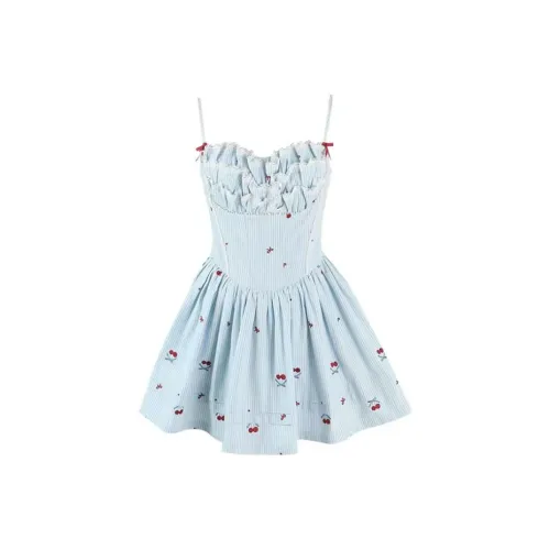 PUREIDOL Юбка Платье Женское Синее