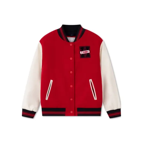 Tommy Hilfiger Хлопковый пуховик Красный Белый Детский