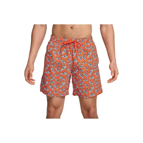 Nike Orange 800 Мужские Пляжные Шорты