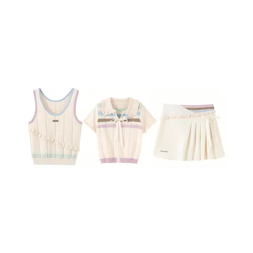 ANDN Радужный Женские Повседневные Костюмы