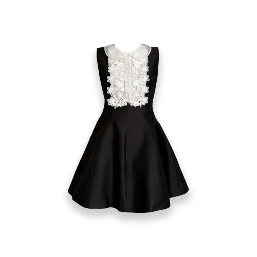 PLANE DRIFT Без рукавов Платье Женское Черное