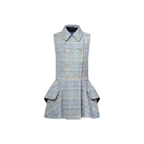 LOUIS VUITTON SS25 Без рукавов Платье Женское Многоцветное