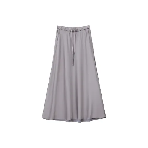 AMII Женские Повседневные Длинные Юбки