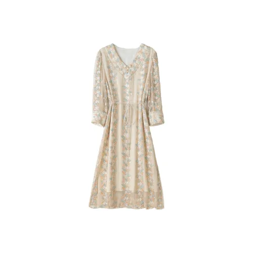 To The West Длинное Платье с Длинными Рукавами Женское Moonlight Lover