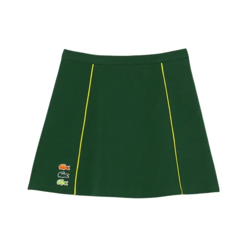 LACOSTE Повседневные короткие юбки Женские Зеленый