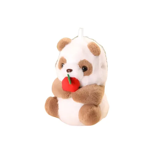 MUXIONG Милый Коричневые оттенки Панда Кукла Плюшевая Подвеска 8 см Высота