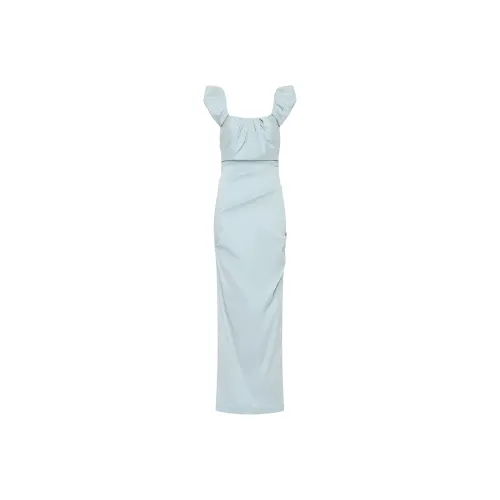 RACHEL GILBERT Без рукавов Платье Женское Светло-Синий