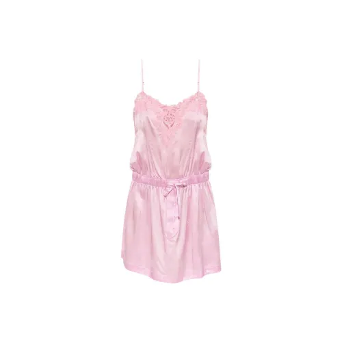 Balenciaga SS24 Slip Платье Обычный крой Женские Розовый