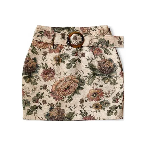 Kapital Повседневные короткие юбки Женские Светлый Умбра