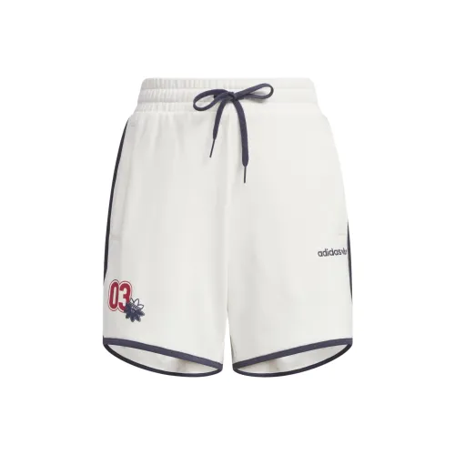 Adidas Originals Ретро CAMP Graphic Shorts Повседневные шорты Женские Белые