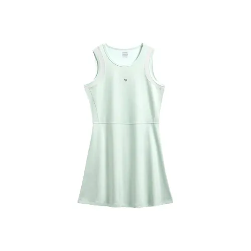 Kawasaki Blue And White Porcelain Series Без рукавов Платье Женское