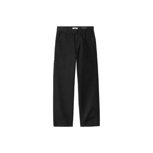 Carhartt WIP SS24 Pierce Брюки Straight Canvas Jeans Женские Черный
