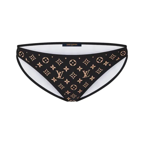 LOUIS VUITTON Новые ежеквартальные продукты LV Черный Женские Бикини