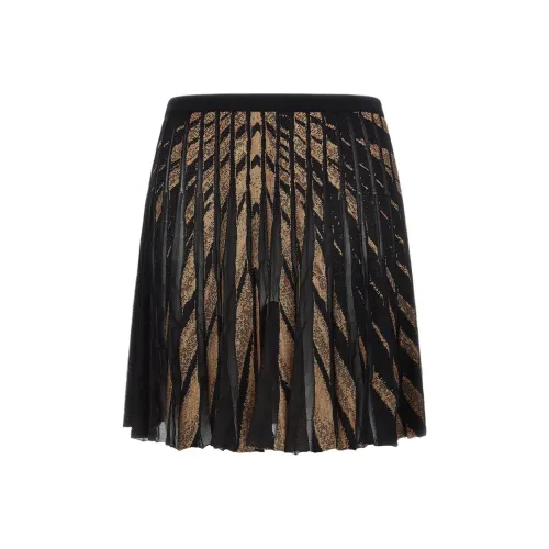 Roberto Cavalli SS24 Повседневные короткие юбки Женские Черный