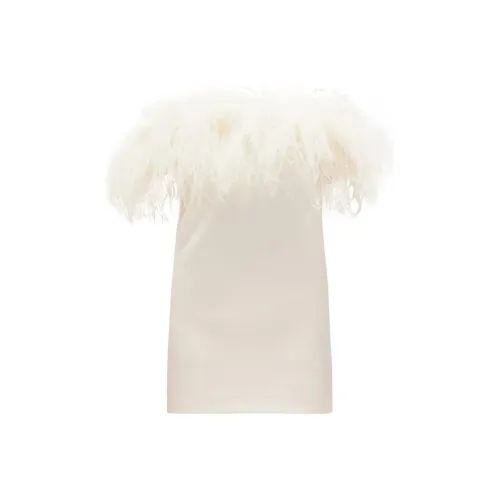 SAINT LAURENT Белое Женское Вечернее Платье