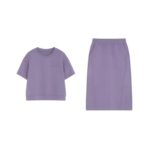 Mo Han Yi Mei Комплект с юбкой Женские Фиолетовый