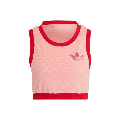 Adidas Красный Женские Спортивные Майки Без Рукавов
