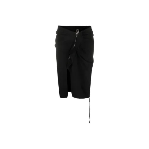 Rick Owens DRKSHDW Черные Женские Повседневные Короткие Юбки