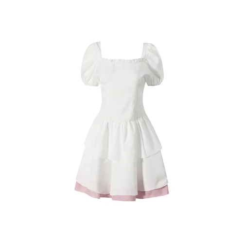 ZUKIZUKI Короткое платье с короткими рукавами женское