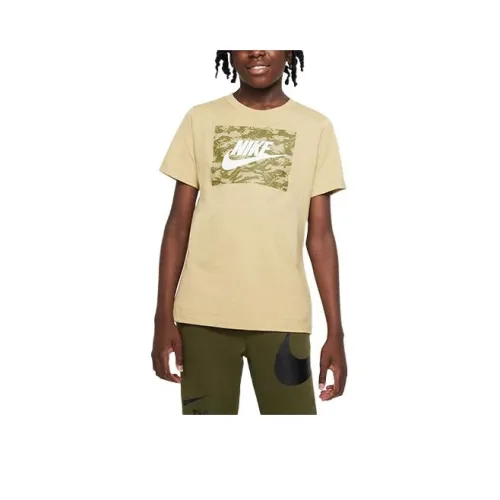 NIKE Пшеница Травяной зеленый Kids Т-рубашки