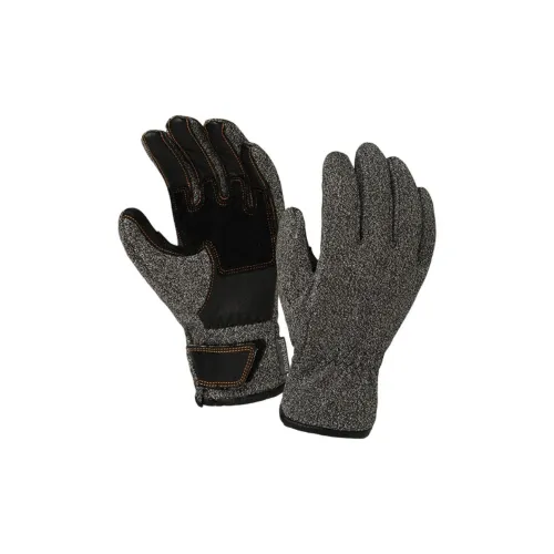 MONTBELL Полиэтилен Полиэстер Стекловолокно Козья кожа Вязаные перчатки Унисекс Черный