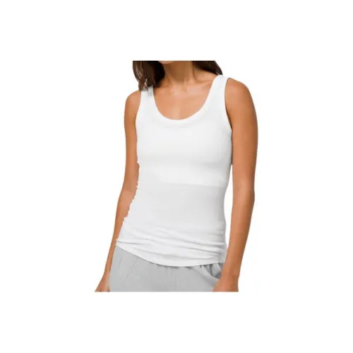 Lululemon Белые Женские Спортивные Майки Без Рукавов