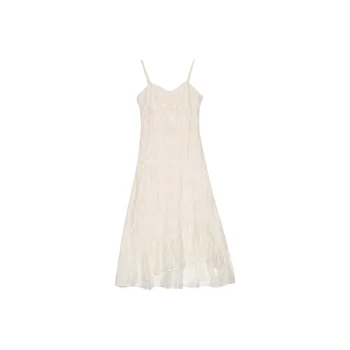 ERIRI Платье-комбинация Женское Абрикосовое