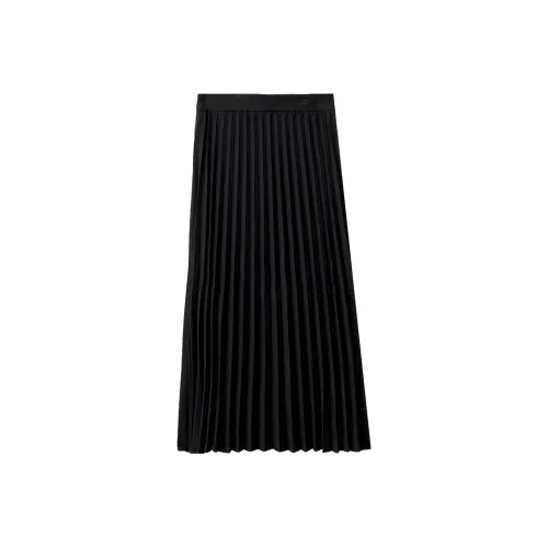 AMII Женские Повседневные Длинные Юбки