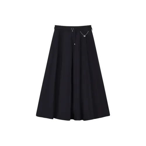 Teenie Weenie Темно-синяя Женская Повседневная Короткая Юбка