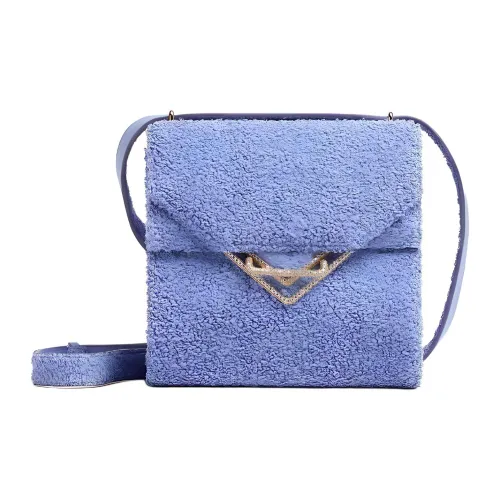 Bottega Veneta Sheepskin Clutch Women's Purple