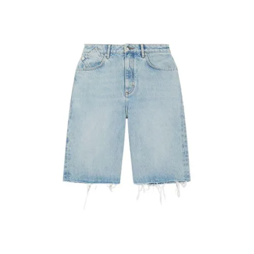 Maje Светло-синие Женские Джинсовые Шорты