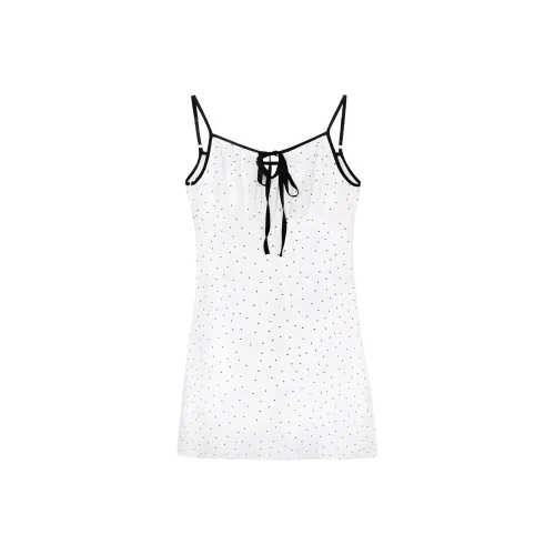 XINBANGBANG Slip Платье Женское Экрю