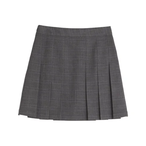 ELLE Повседневные короткие юбки женские средне-серого цвета