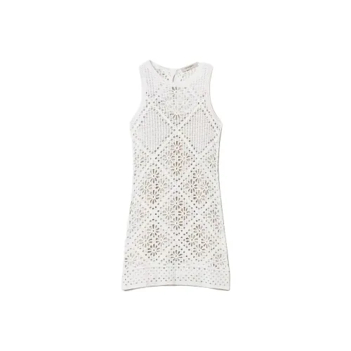 TWINSET Milano SS25 Без рукавов Платье Женское Белое