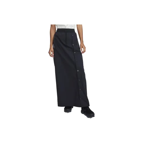 NIKE SPORTSWEAR TECH PACK Черный Женские Повседневные длинные юбки