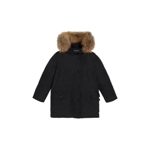 WOOLRICH Пуховики и жилеты Черный Детский