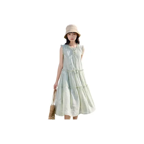 ZIHAN Женские Платья без рукавов