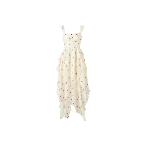 SKYA Slip Платье Женское Абрикос