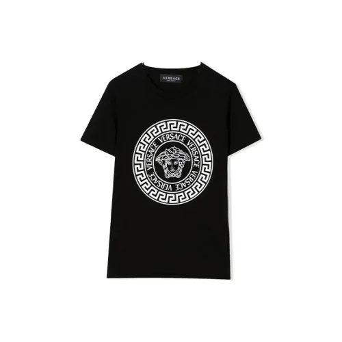VERSACE T-рубашка Medusa FW22 черная детская