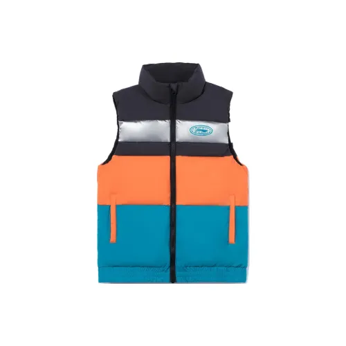 LINING YOUNG Жилет Черный Пламенно-оранжевый Темный Нефритовый Синий Детский
