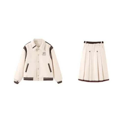 ANDN Бежевый Женские Комплекты с Юбкой