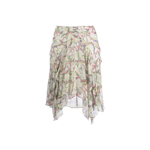 ISABEL MARANT Многоцветные Женские Повседневные Длинные Юбки