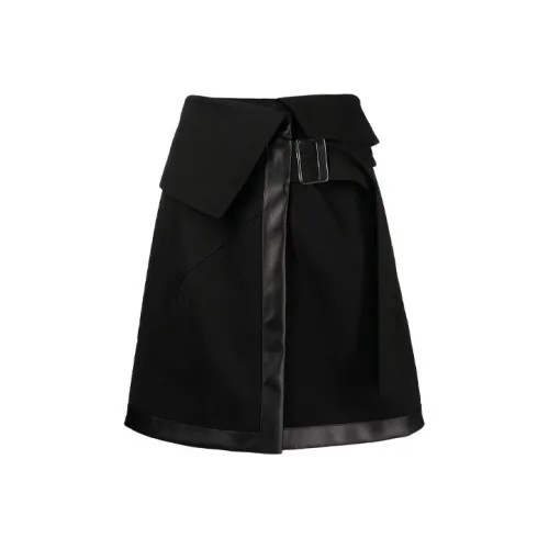 3,1 PHILLIP LIM Черные Женские Повседневные Короткие Юбки