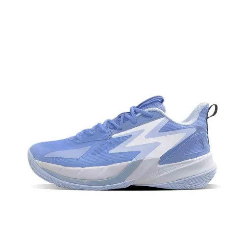 361° Штаны Устойчивые к истиранию Низкий Топ Баскетбольные кроссовки Мужские Синие Белые