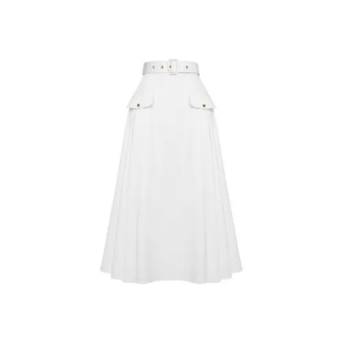 McQ Alexander McQueen SS23 Повседневный Длинный Юбка Женская Белая